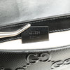 Secondhand Gucci GG Embossed Perforated Double Belt Bag