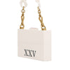Gucci Acrylic Crystal Cat Face Box Clutch On Chain Secondhand
