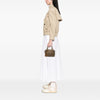 Fendi Mini Zucchino Canvas Forever Studded Bauletto Boston Bag Secondhand