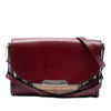 Burberry Leather and House Check Canvas Bridle Abbott Crossbody Secondhand