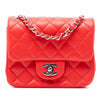 Chanel Mini Square Classic Lambskin Single Flap Secondhand