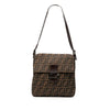 Fendi Zucca Canvas Shoulder Bag Secondhand