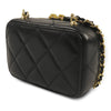 Secondhand Chanel Extra Mini CC Quilted Golden Plate Vanity Crossbody