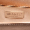Chanel Small Quilted Perforated Metallic Lambskin Boy Flap Secondhand