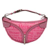 Versace Canvas Gothic Logo Repeat Handbag Secondhand