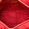Prada Small Saffiano Vernice Square Bauletto Satchel Secondhand