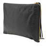 Balenciaga Lambskin Motocross Classic Zip Around Flat Clutch Secondhand