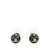 Secondhand Chanel Resin CC Button Push Back Earrings