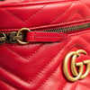 Gucci Mini GG Marmont Matelasse Leather Round Backpack Secondhand