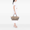 Gucci Medium GG Canvas Bamboo Bar Tote Secondhand