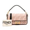 Fendi Zucca Embroidered Canvas Baguette Satchel Secondhand