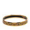 Hermès Narrow Anchor and Rope Enamel Bangle 65 Secondhand