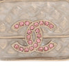 Chanel CC Gold Plated Faux Pearl and Rhinestones Bag Necklace Secondhand