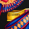 Hermès Les Rubans du Cheval Silk Scarf 90 Secondhand