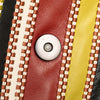 Bottega Veneta Small Leather Embroidered Stripe Olimpia Shoulder Bag Secondhand