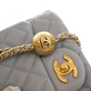 Chanel Mini Square Classic Lambskin Pearl Crush Single Flap Secondhand