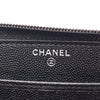 Chanel CC Caviar Zip Around Wallet Secondhand