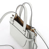 Secondhand LOEWE Gate Mini Top Handle Leather 2Way Handbag in Gray