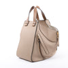 LOEWE Hammock Medium Leather 2Way Handbag in Beige Secondhand