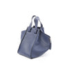 Secondhand LOEWE Hammock Medium Leather 2Way Handbag in Navy Blue