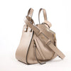 LOEWE Hammock Small Leather 2Way Handbag in Beige Secondhand