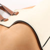 LOEWE Hammock Small Leather x Suede Handbag in Brown x Beige Secondhand