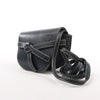 LOEWE Gate Mini Leather Crossbody Bag in Navy Blue Secondhand