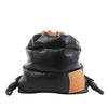 LOEWE Puffy Yago Leather x Nylon Backpack in Black x Brown Secondhand