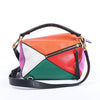 LOEWE Puzzle Leather Small 2Way Handbag in Multicolor Secondhand