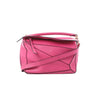 Secondhand LOEWE Puzzle Medium Leather 2Way Handbag in Pink