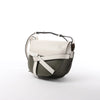 LOEWE Gate Small Crossbody Bag in White x Green Secondhand