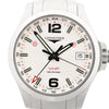 Longines Conquest V.H.P. L3.718.4 49915376 SS QZ Watch with White Dial Secondhand