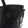 Louis Vuitton Hina Monogram Mahina Leather Shoulder Bag in Black M54350 Secondhand