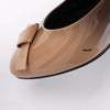 Secondhand Louis Vuitton 16 years Patent Leather Heels in Black x Beige NL0186, Size EU 40