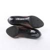 Secondhand Louis Vuitton 16 years Patent Leather Heels in Black x Beige NL0186, Size EU 40