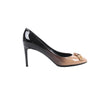 Secondhand Louis Vuitton 16 years Patent Leather Heels in Black x Beige NL0186, Size EU 40
