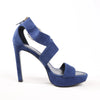 Louis Vuitton 19-year Suede Heels in Navy Blue, Size 38 EU Secondhand