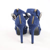 Louis Vuitton 19-year Suede Heels in Navy Blue, Size 38 EU Secondhand