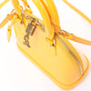 Secondhand Louis Vuitton Alma BB Monogram Vernis 2Way Handbag in Yellow M91697