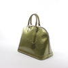 Louis Vuitton Alma GM Vernis Leather Handbag in Green M91558 Secondhand