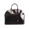 Louis Vuitton Alma GM Vernis Leather Handbag in Burgundy M93595 Secondhand