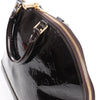 Louis Vuitton Alma GM Vernis Leather Handbag in Burgundy M93595 Secondhand