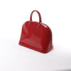 Louis Vuitton Alma GM Vernis Leather Handbag in Red M93596 Secondhand