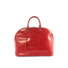 Louis Vuitton Alma GM Vernis Leather Handbag in Red M93596 Secondhand