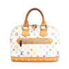 Louis Vuitton Multicolor Monogram Alma Handbag in White M92647 Secondhand