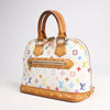 Louis Vuitton Multicolor Monogram Alma Handbag in White M92647 Secondhand