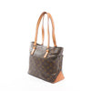 Louis Vuitton Cabas Piano Monogram Canvas Shoulder Bag in Brown M51148 Secondhand