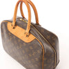 Louis Vuitton Deauville Monogram Canvas Handbag in Brown M47270 Secondhand