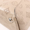 Louis Vuitton Hina Monogram Mahina Leather Shoulder Bag in Beige M54351 Secondhand