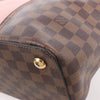 Louis Vuitton Jersey Damier x Leather 2Way Shoulder Bag in Brown x Pink N44041 Secondhand